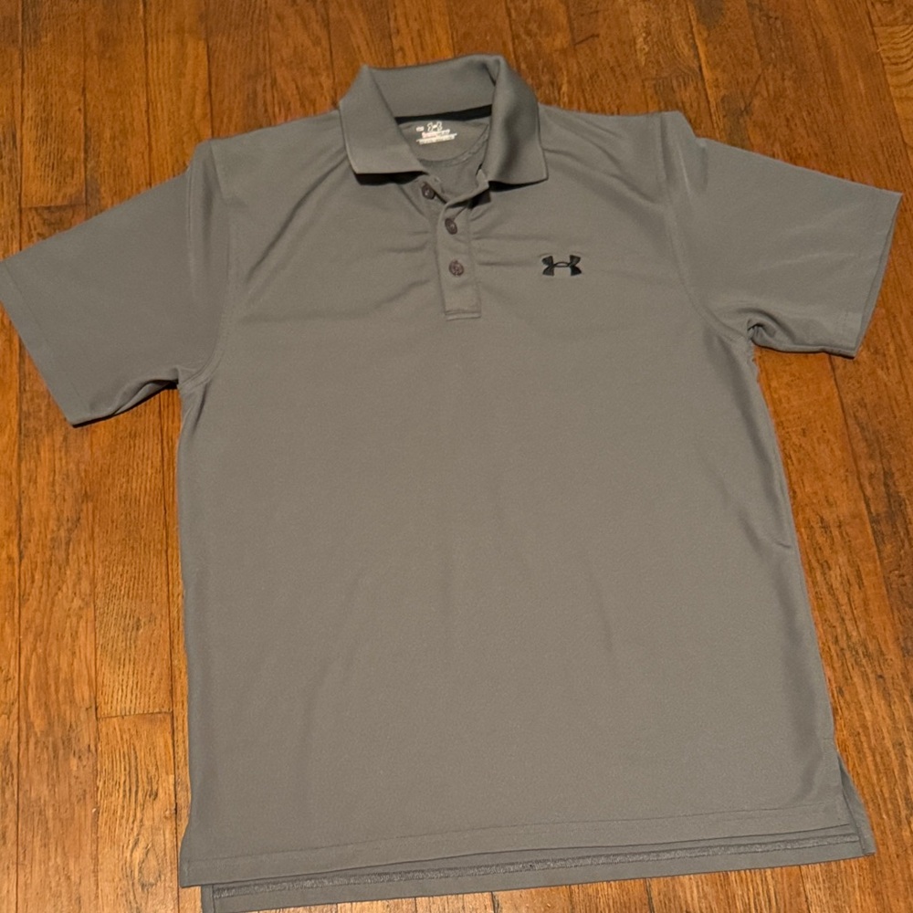 Under Armour Men's Charcoal Polo Shirt S/M